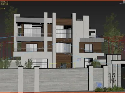 Modern Villa 05 3D model