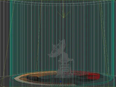 Radar rotation display 3D model