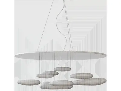 Pendant lamp Mercury 3D model