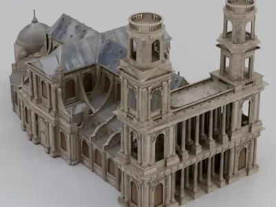 Saint-Sulpice 3D model