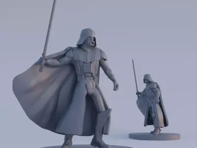 Darth Vader Fan Art figure 3D model