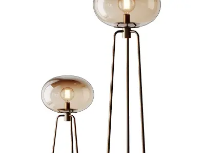 Globo Floor and Table Lamp from Cabinetmaker 3D model