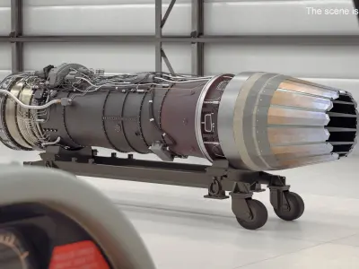  Russian Fifth Gen Fighter Jet Engine 177S 