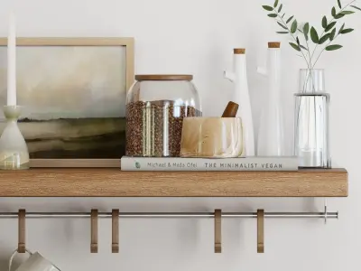 kitchen accessories 0001 3D model