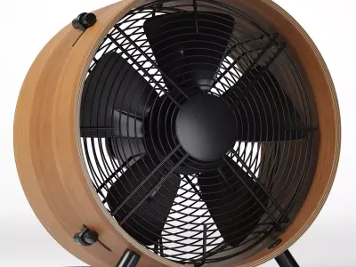 Floor fan Stadler Form Otto 3d model 3D model