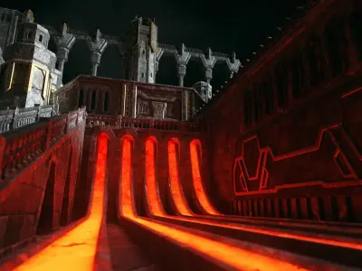 FORGE THE FANTASY Low-poly 3D model