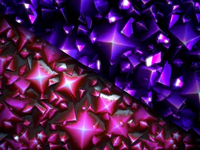 Crystal Stylized material - VOL 25 - Maps - Sbsar Texture