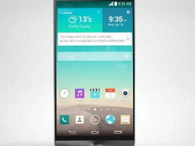 LG G3 Black 3D model