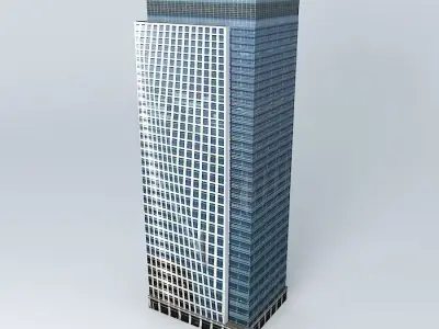 40 Bank Street, London Free 3D model