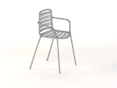 Enea Lts Street Arm Chair By Estudi Manel Molina 3D model