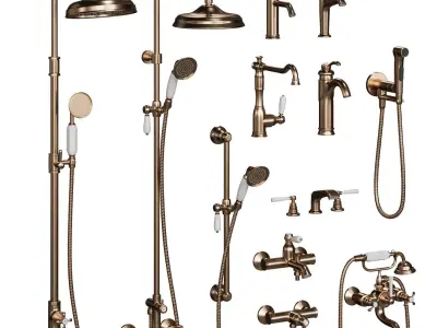 Classic mixers Jacob Delafon 3D model