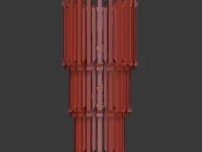 MATHENY III WALL LAMP by DELIGHTFULL Black 3D model