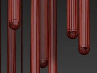 Aquitaine Round Chandelier Collection 3D model