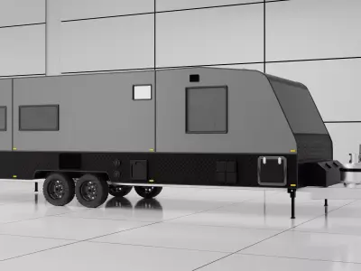 CARAVANS 226 RV Detailed 3D Model Quality Exterior  Interior  3D model