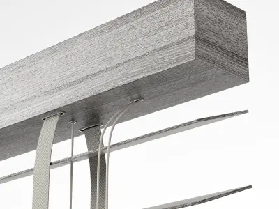 Wooden blinds Set 07 3D model