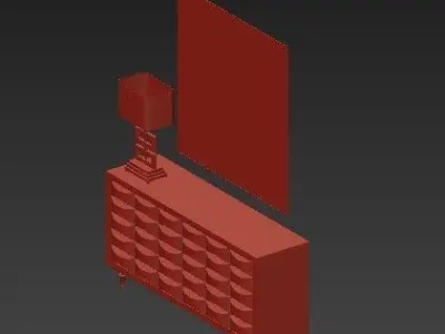 chest of drawers 31 3D model