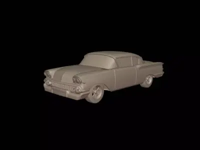 chevrolet biscayne 2 door sedan 1958  3D print model