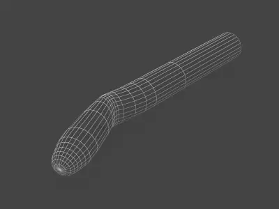 UDUD-003 Cigarette Low-poly 3D model