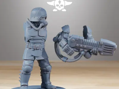 Grimguard Commandos 3D print model