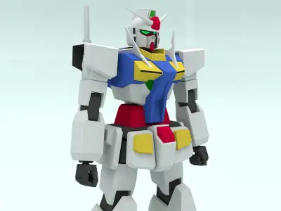 GN-000 O Gundam Typ-ACD 3D model