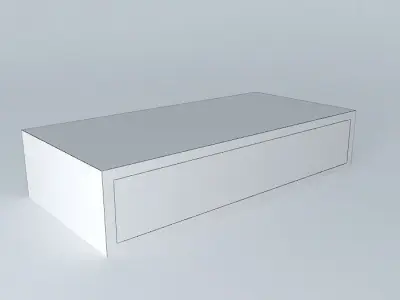 Chest of drawers DOORS HKOM1S 3 12 BRW Milano Oak 3D model