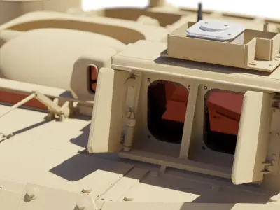  M2 Bradley IFV with full Interior 