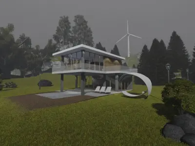 Summer House 3D model