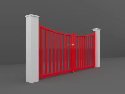 Outdoor Gate  3D model