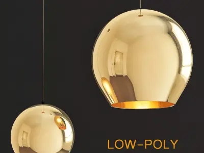 Lazi chandelier 3d model Low-poly 3D model