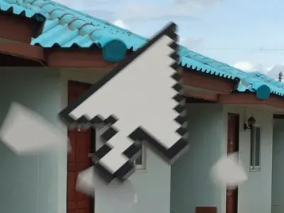 Mouse cursor 3D Model Free low-poly 3D model