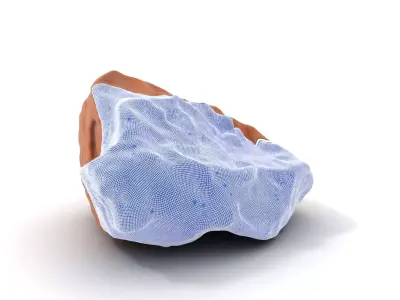 Rustic Terracotta Rock model pack Texture