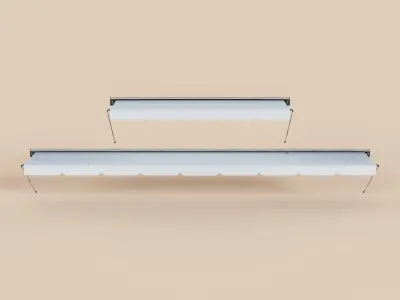 Exterior Awning Type B Set of 2 Low-poly 3D model