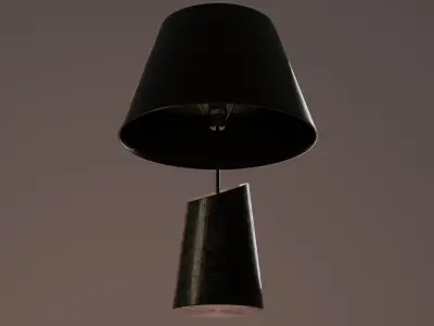 Lamp in loft and minimalist style Free 3D model