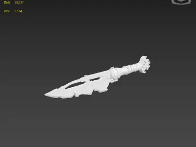 Next Generation Dagger 3D model