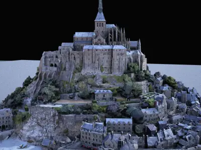Mount Saint-Michel 3D model