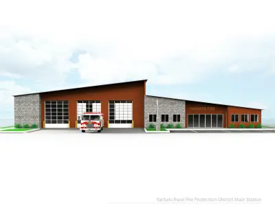 Fire Station  3D model