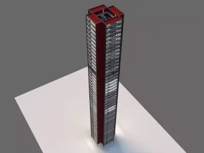 Container House Skyscraper 3D model
