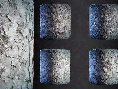 Concrete Rubble - Vol 08 - Maps - SBsar Texture