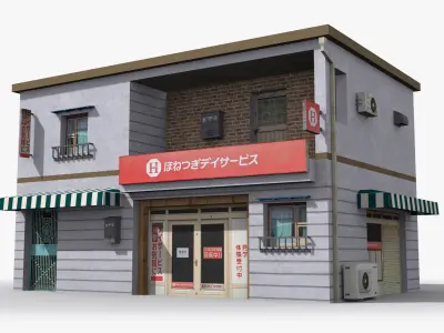 25 Japanese House Collection 3D Model Pack