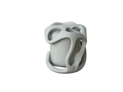 SciFi Shape Object Low Poly 15 Low-poly 3D model