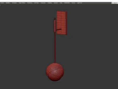 FLORIS WALL Low-poly 3D model