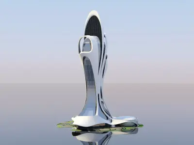 Skyscraper  3D Tower  3D model