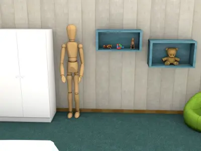 Room Cool 2018 Free 3D model