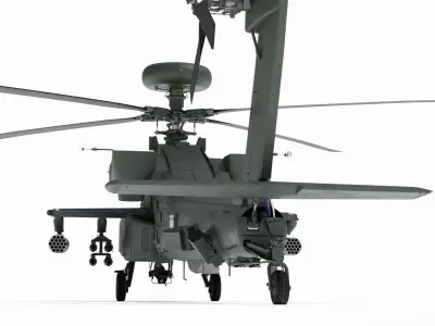  Boeing AH-64D Apache High Detail 