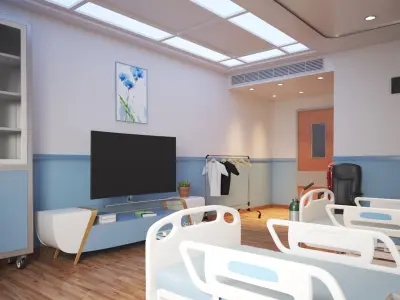  Hospital Room Interior 