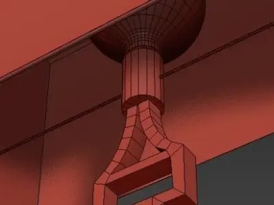 Eternity Wrought Iron Antique Silver  3D model