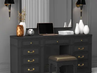 Clio Dressing Table 3D model
