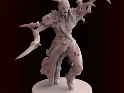 Accursed Mutant Of Space pack x2 miniatures 3D print model p2 3D print model
