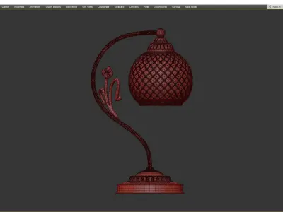 lamp SCONCE 8500  Low-poly 3D model