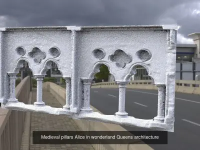 Dark Alice architecture collection 3D Model Pack